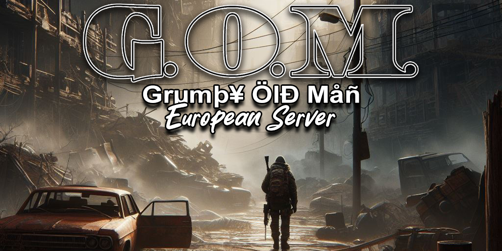 EU GOM 5x Monthly PVE/With PURGE Grumpy Old Man |Kits|Skins|Bac Server Image